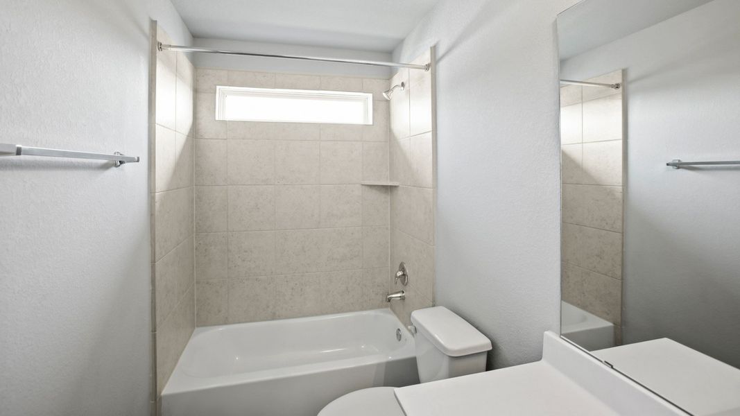 Secondary bathroom