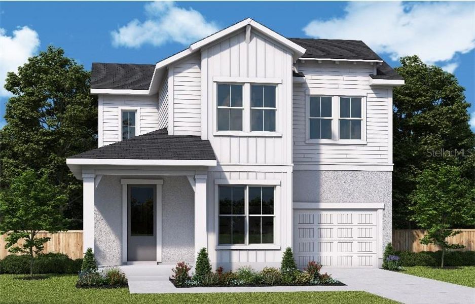New construction Single-Family house 201 Page Street, Orlando, FL 32806 The Liburn- photo