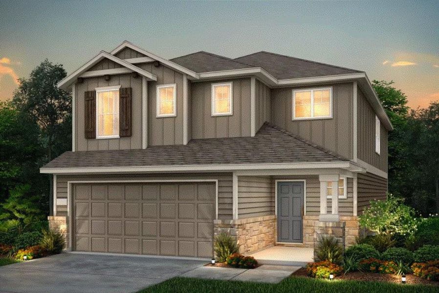 Pulte Homes, Modena elevation I, rendering