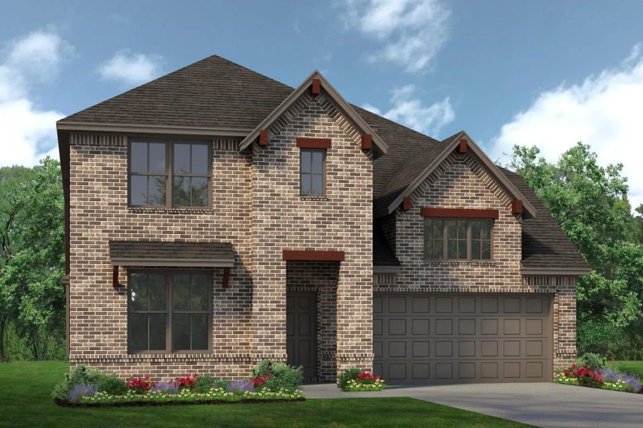 Elevation B | Concept 2870 at Silo Mills - Select Series in Joshua, TX by Landsea Homes