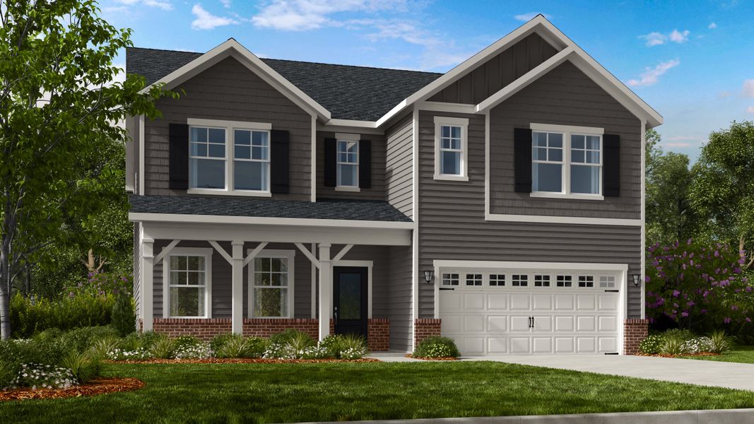 New construction Single-Family house Sheridan, 305 Salmonberry Drive, Holly Springs, NC 27540 - photo