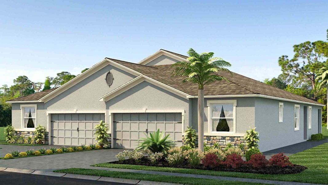 New construction Duplex house 3421 Shady Sunrise Lp, Plant City, FL 33565 Siesta- photo