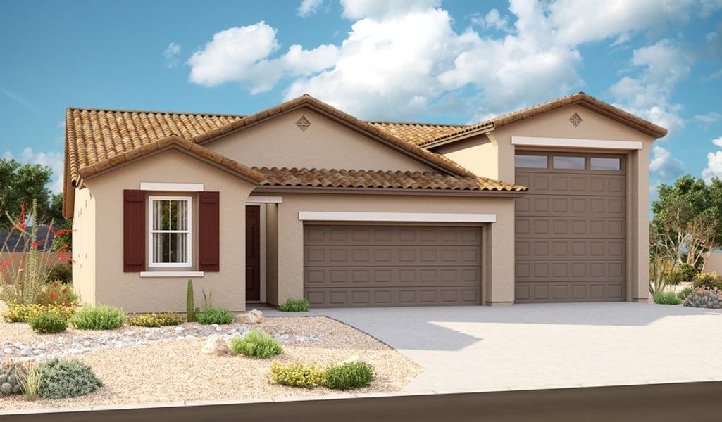 New construction Single-Family house 25591 N. 185Th Drive, Surprise, AZ 85361 Pewter- photo
