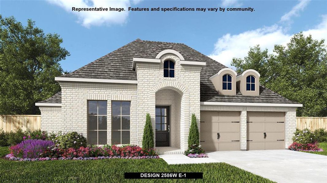 New construction Single-Family house Design 2586W, 103 Rosemary Court, Bastrop, TX 78602 - photo