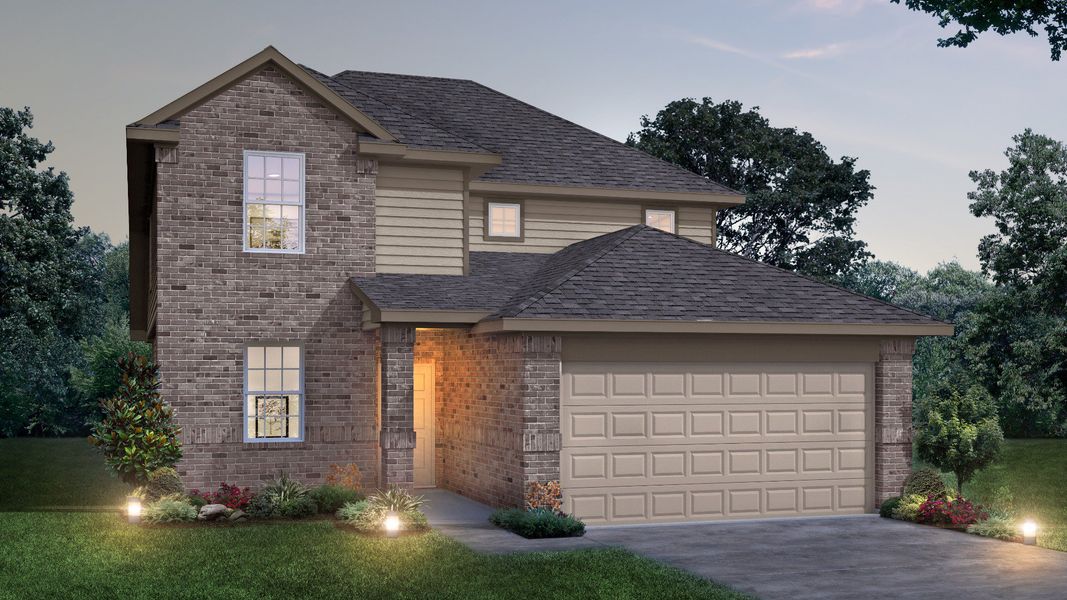 New construction Single-Family house The Salerno, 16575 Willow Forest Drive, Conroe, TX 77302 - photo
