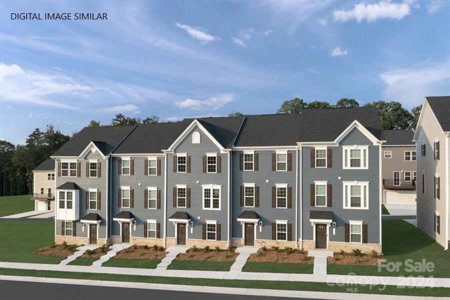 New construction Townhouse house 1204 May Apple Drive, Unit 3023B, Stallings, NC 28104 - photo