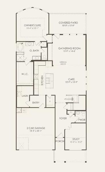 Pulte Homes, Riverdale floor plan