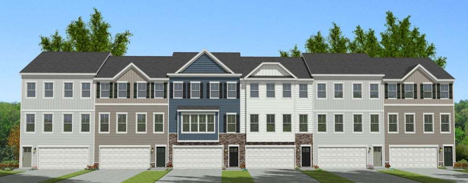 New construction Multi-Family house 816 Parc Townes Drive, Wendell, NC 27591 Pamlico- photo