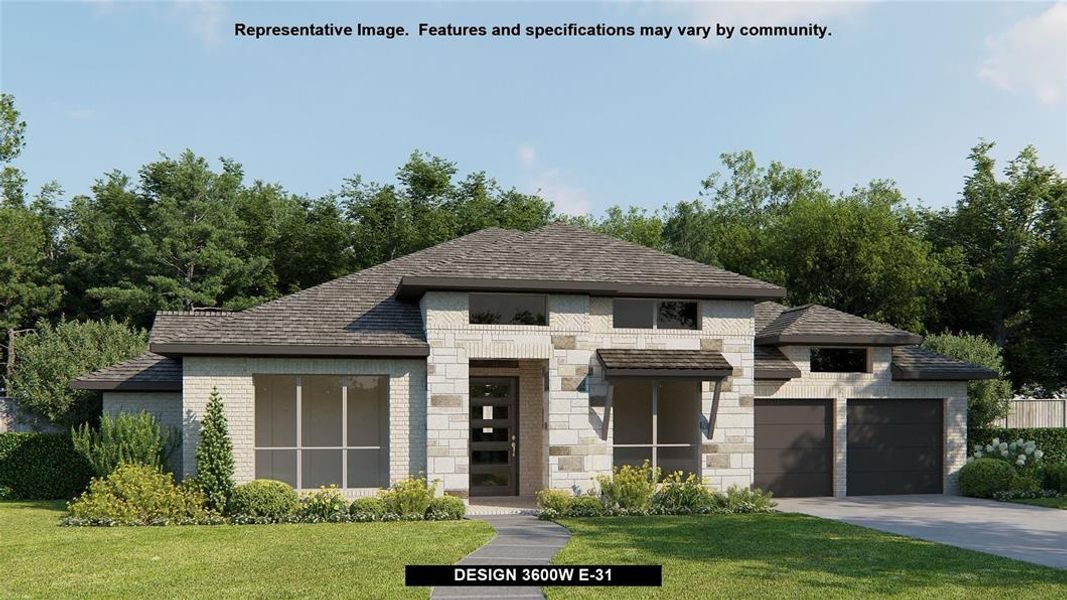 New construction Single-Family house Design 3600W, 101 Teralyn Grove Loop, Willis, TX 77318 - photo