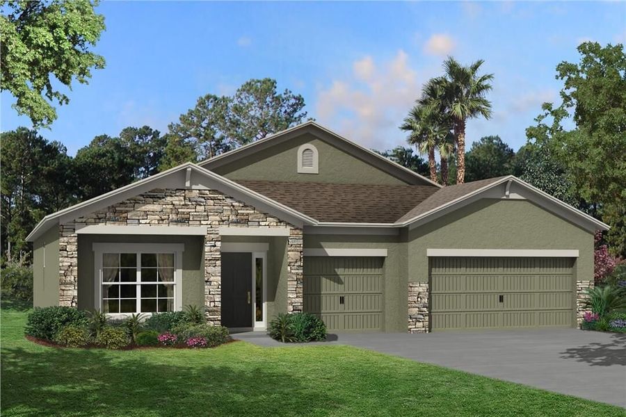 New construction Single-Family house Barcello, 888 Hillshire, Spring Hill, FL 34609 - photo