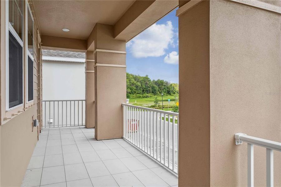 balcony- from both bedrooms on 2nd floor overlooking at Starkey Ranch Preserve