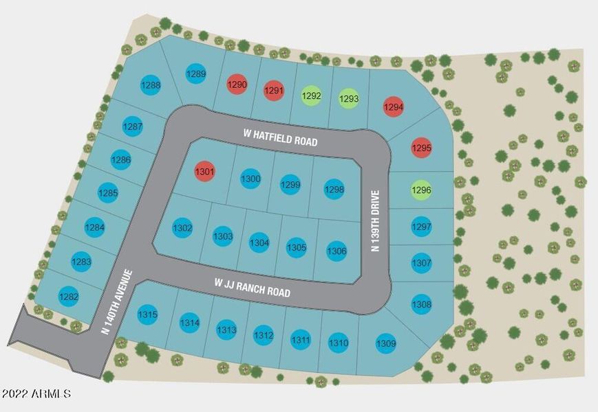 Catalonia at Rancho Mercado - Site Map