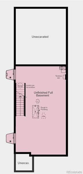 Structural options added include: unfinished basement.