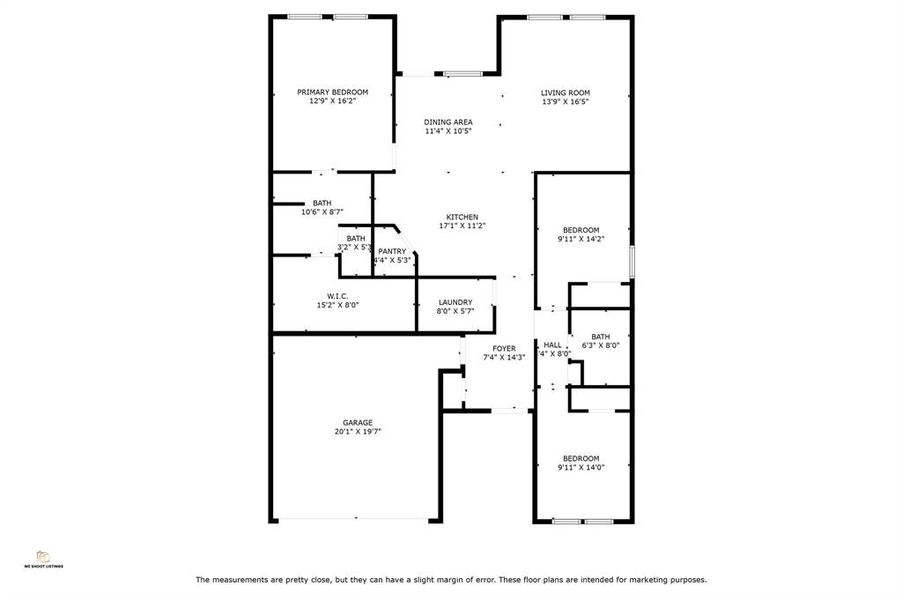 Floor plan for 7903 Wrangler Shack Ln