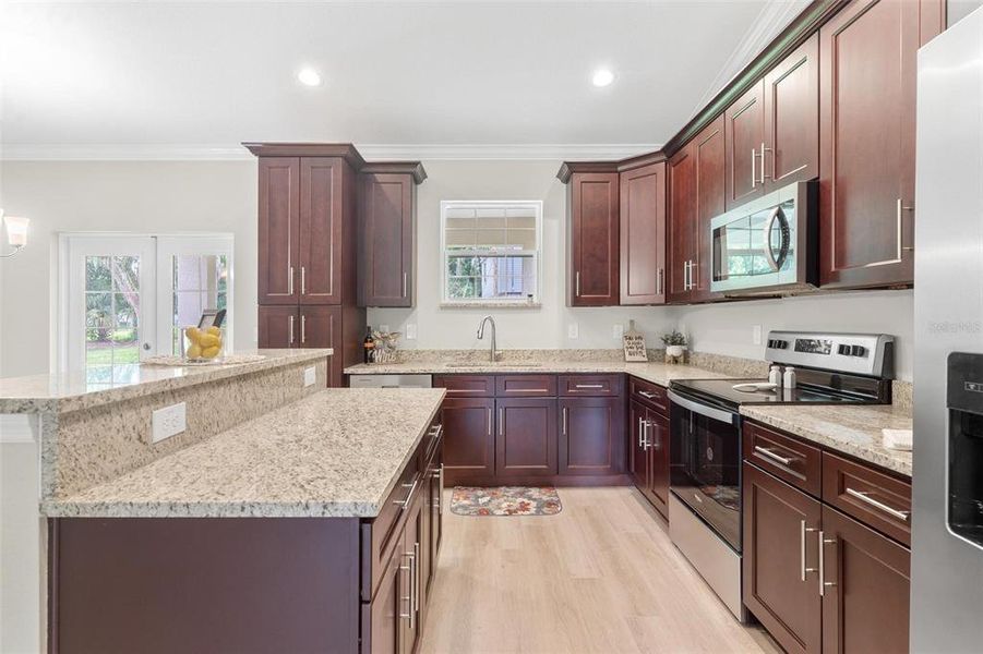 Kitchen with Stainless Steel Appliances