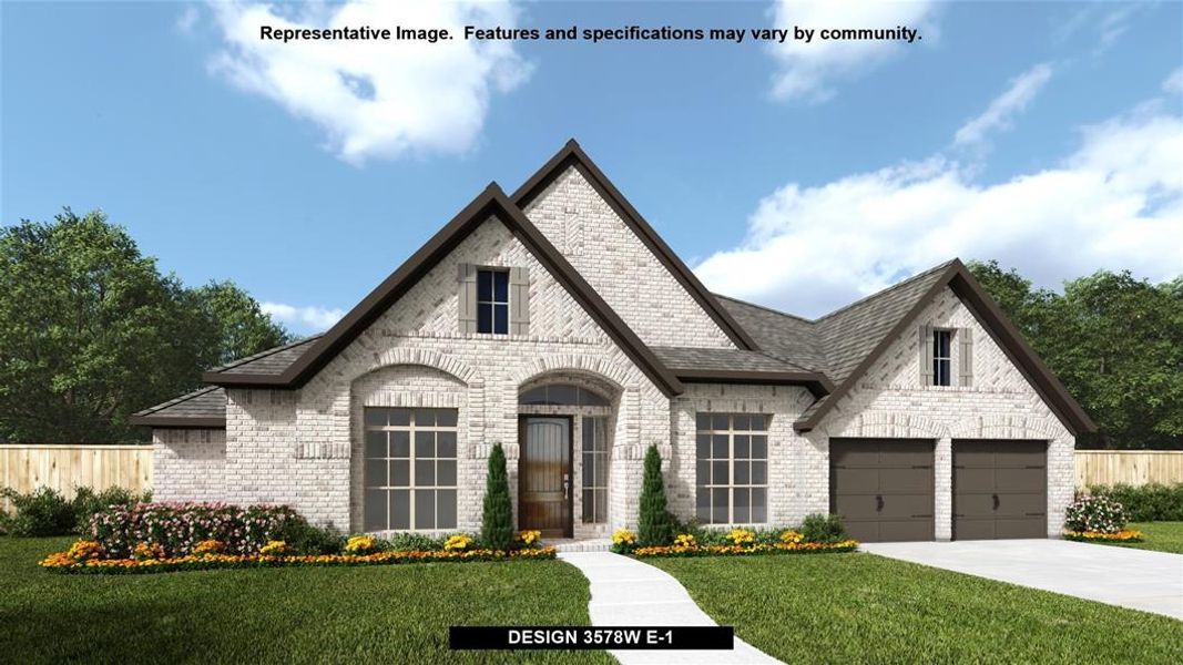 New construction Single-Family house Design 3578W, 23654 Savannah Sparrow Lane, Katy, TX 77493 - photo