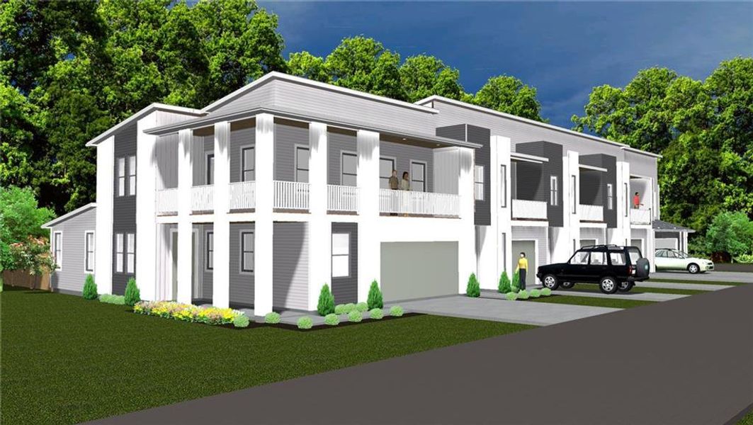 New construction Townhouse house 396 Forrest Avenue, Gainesville, GA 30501 - photo