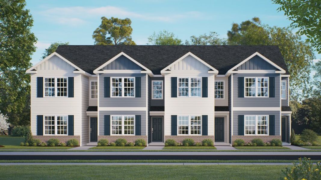 New construction Townhouse house Sydney, 5509 Thornton Road, Raleigh, NC 27616 - photo
