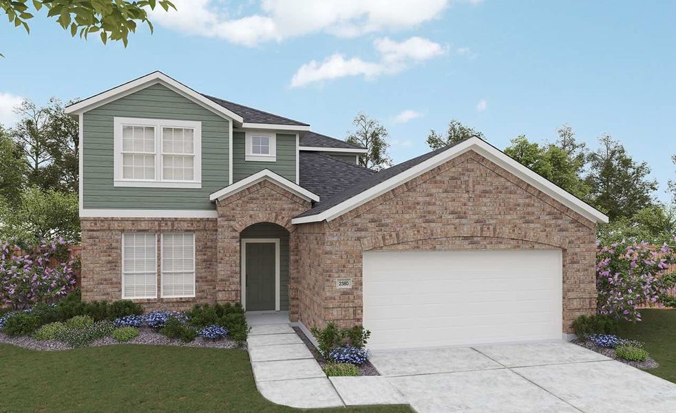New construction Single-Family house Landmark Series - Southfork, 15528 Cottage Orchid Drive, Del Valle, TX 78617 - photo