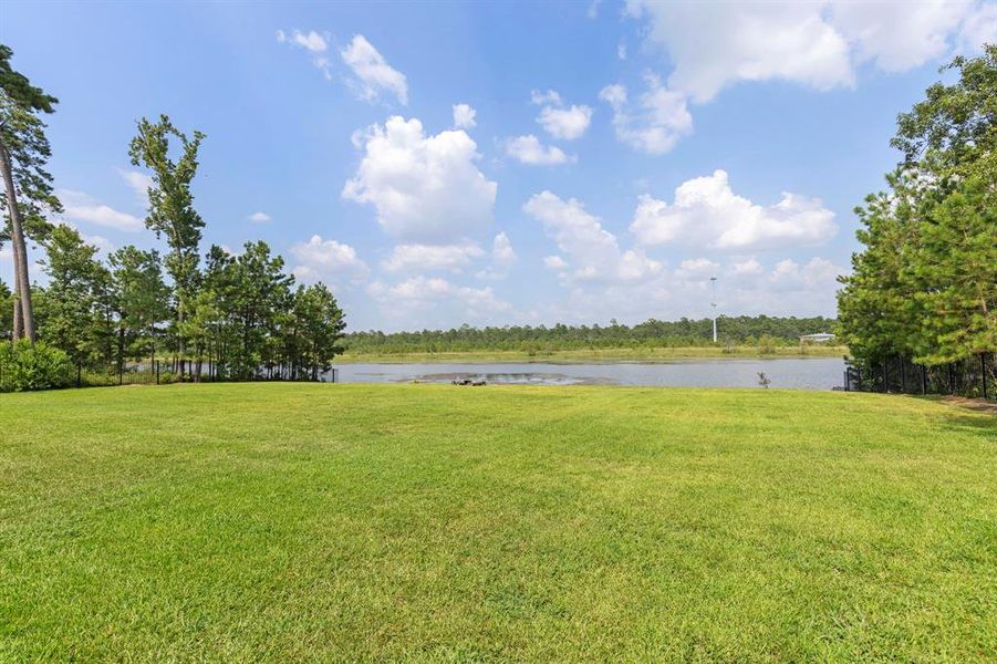 An acre lot that provides plenty of greenspace for pets, play and taking in the lush natural surroundings found in Benders Landing Estates. Always a water & tree view, protected land across the lake!