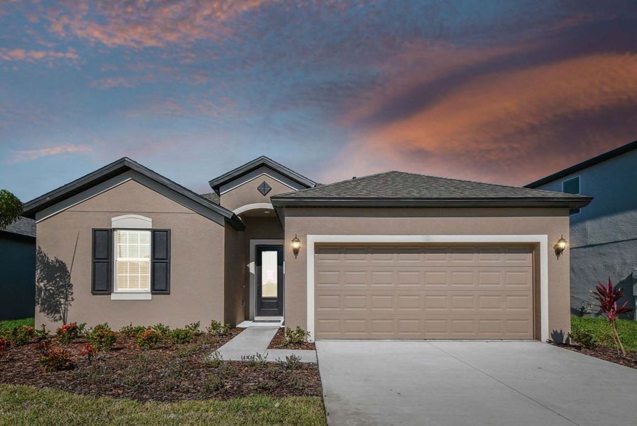 Sweetwater new construction home plan by William Ryan Homes Tampa at Lanier Acres in Zephyrhills, FL
