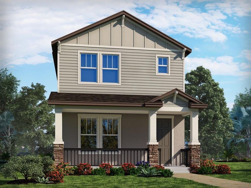 New construction Single-Family house 4581 Cross Prairie Parkway, Saint Cloud, FL 34772 Austen- photo