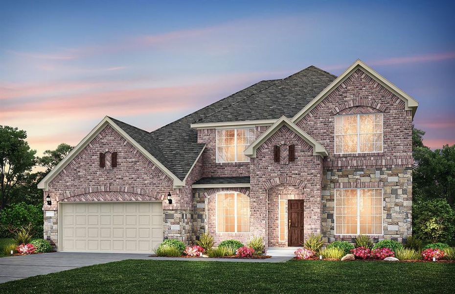 NEW CONSTRUCTION: Beautiful two-story home available at Westside Preserve in Midlothian