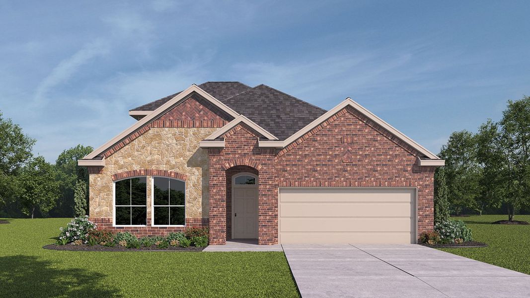 New construction Single-Family house 4157 Rim Trl, Forney, TX 75126 2956 Ivery- photo