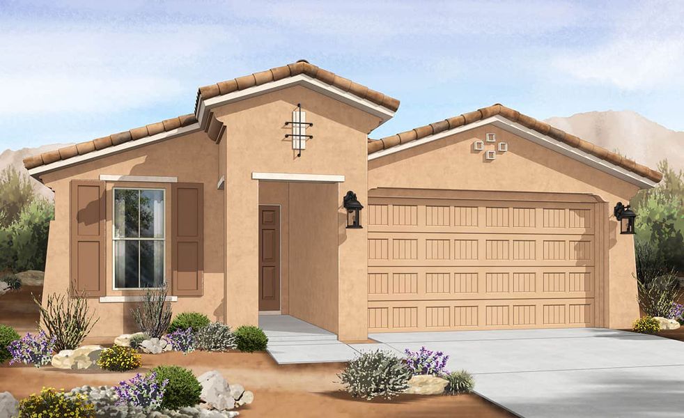 New construction Single-Family house Castillo Series - Acacia, 19411 W. Badgett Lane, Litchfield Park, AZ 85340 - photo