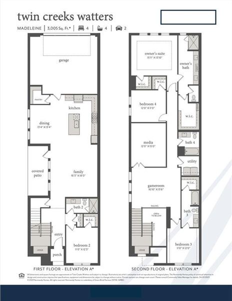 With an open and flowing main floor plus great entertaining space upstairs, our new Madeleine floor plan is a winner!