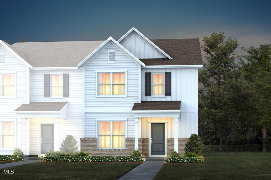 New construction Townhouse house 184 Abbots Mill Drive, Raleigh, NC 27603 Scarlett- photo