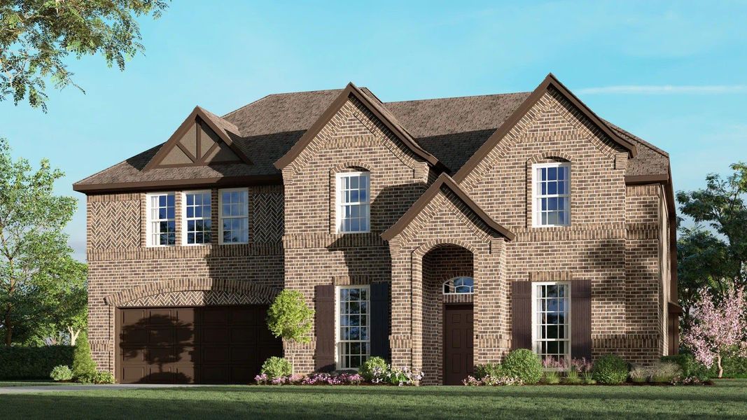 Elevation A | Concept 3135 at Abe's Landing in Granbury, TX by Landsea Homes