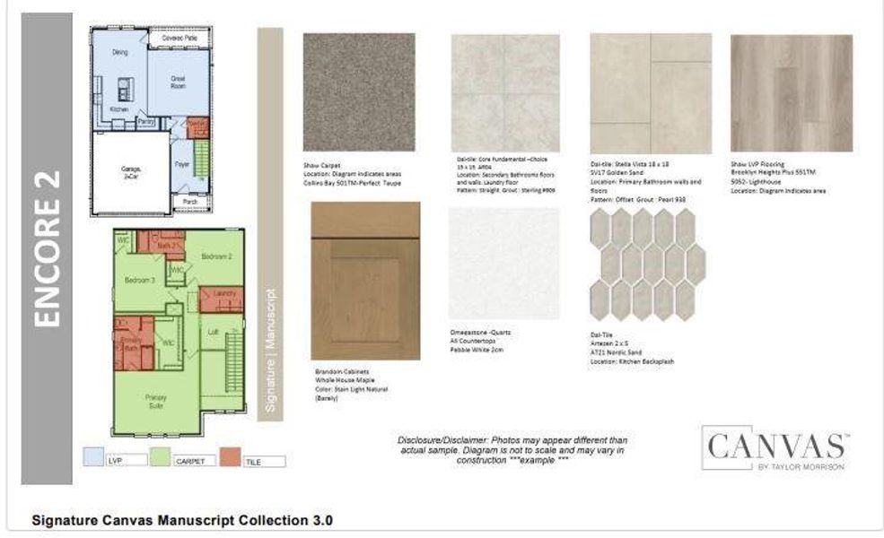 Design Selections.  This home is under construction and selections are subject to change.
