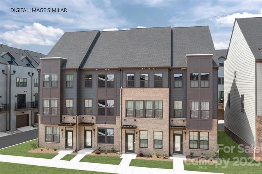 New construction Townhouse house 6116 Station Crossing Avenue, Unit 2013B, Charlotte, NC 28217 - photo
