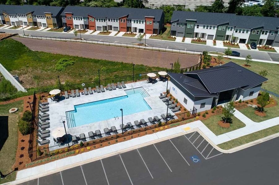 Park Vue offers wonderful Amenities including a Pool, Cabana, and Fire Pit Area