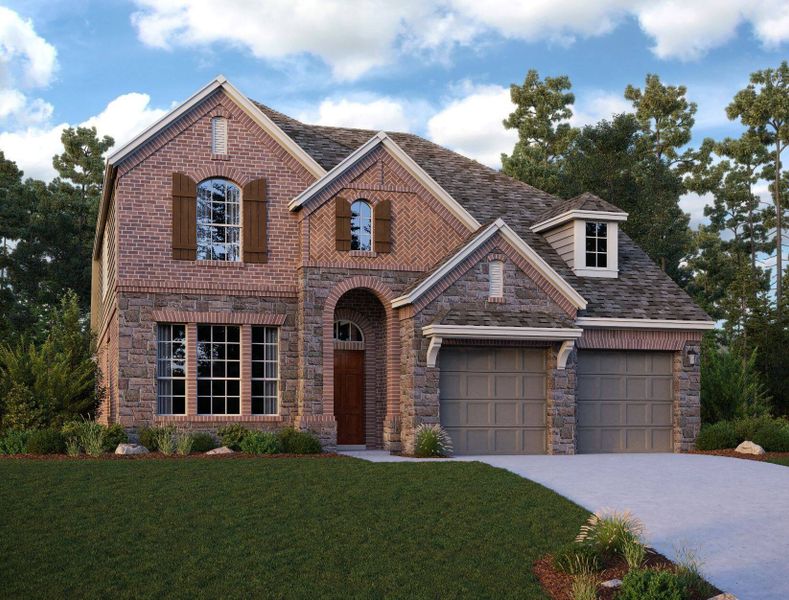 New construction Single-Family house Odessa, 3017 Hickory Haven Lane, Conroe, TX 77385 - photo