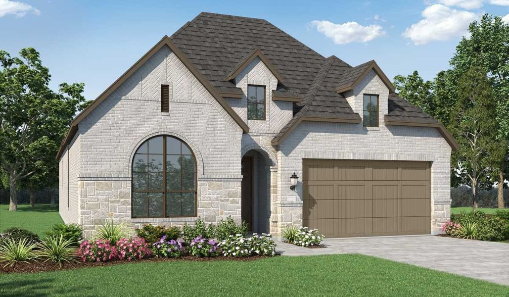 New construction Single-Family house 9638 Wright Drive, Manvel, TX 77578 Denton Plan- photo