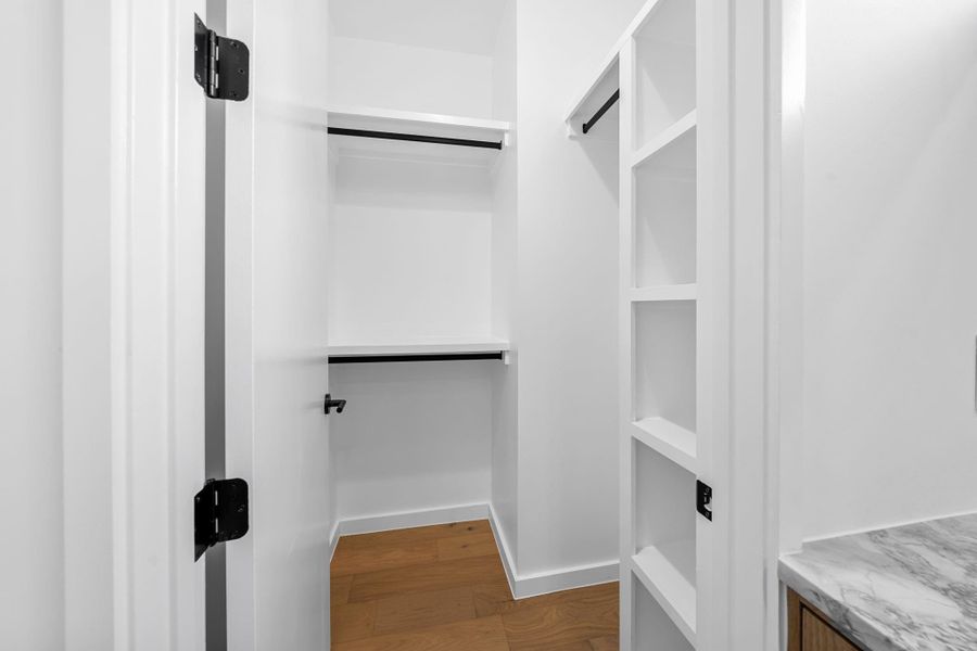 Large walk in closet