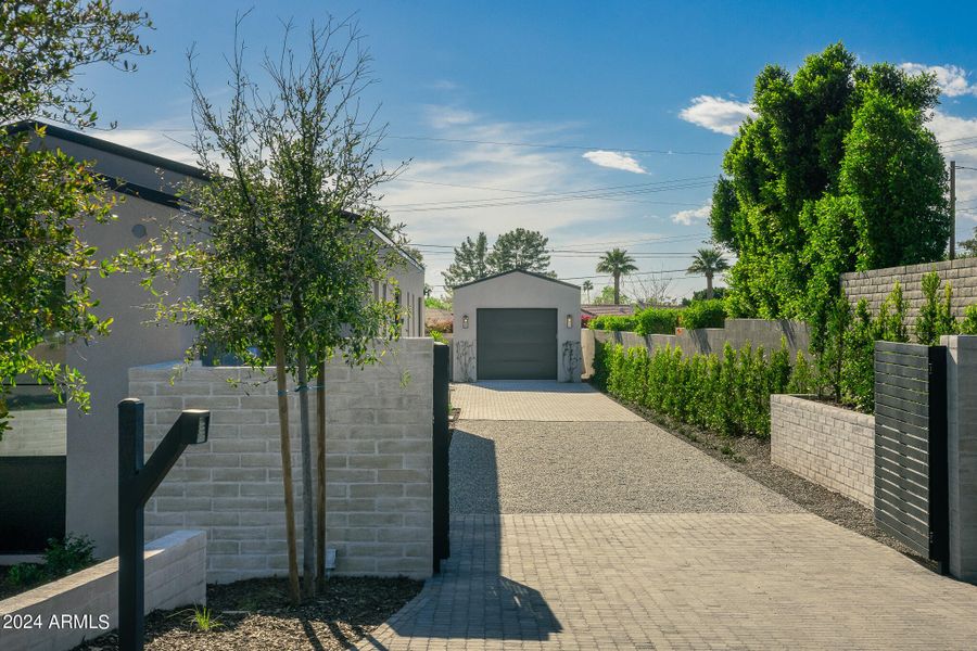 gated driveway