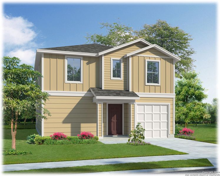 New construction Single-Family house 9555 Ranch Loop, San Antonio, TX 78254 Stanley - photo