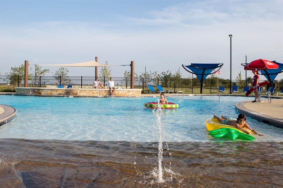 View and feel the serenity from the pool area.