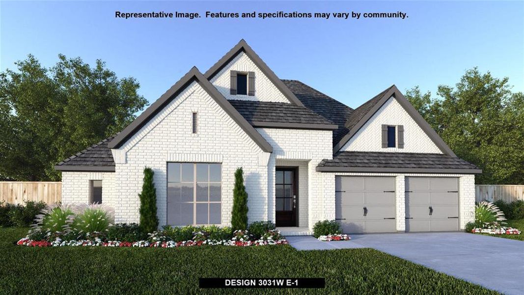 New construction Single-Family house Design 3031W, 26110 Happy Home Street, Hockley, TX 77447 - photo