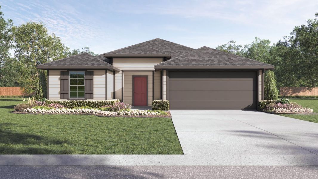 New construction Single-Family house The Denton, 1105 Indian Canyon, Seguin, TX 78155 - photo