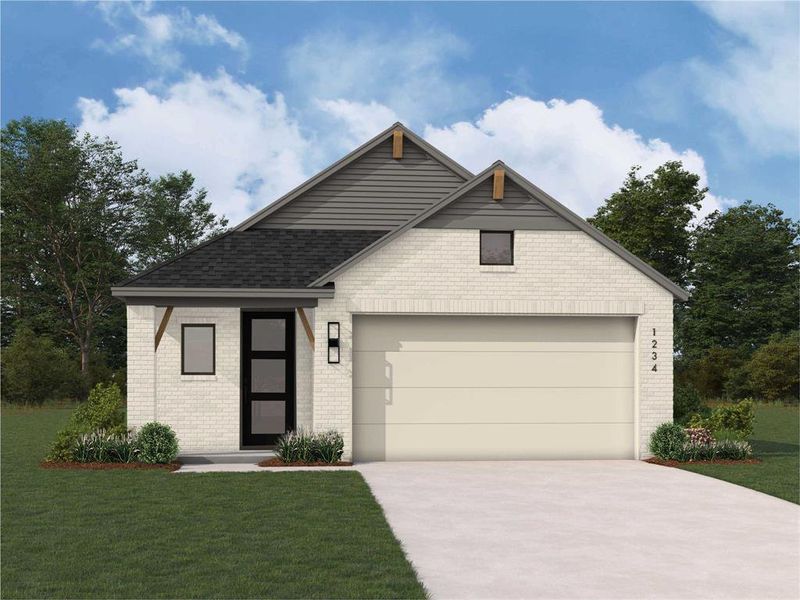 New construction Single-Family house 807 Sunflower Trail, Sherman, TX 75071 Vermeer Plan- photo