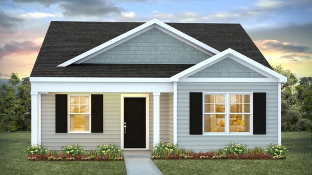 New construction Single-Family house 221 Brooks Drive, Holly Hill, SC 29059 LEWIS- photo