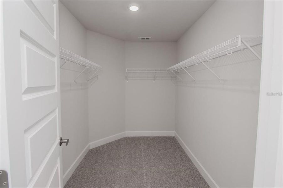 Sample Primary Walk in Closet