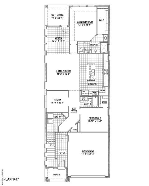Plan 1477 1st Floor