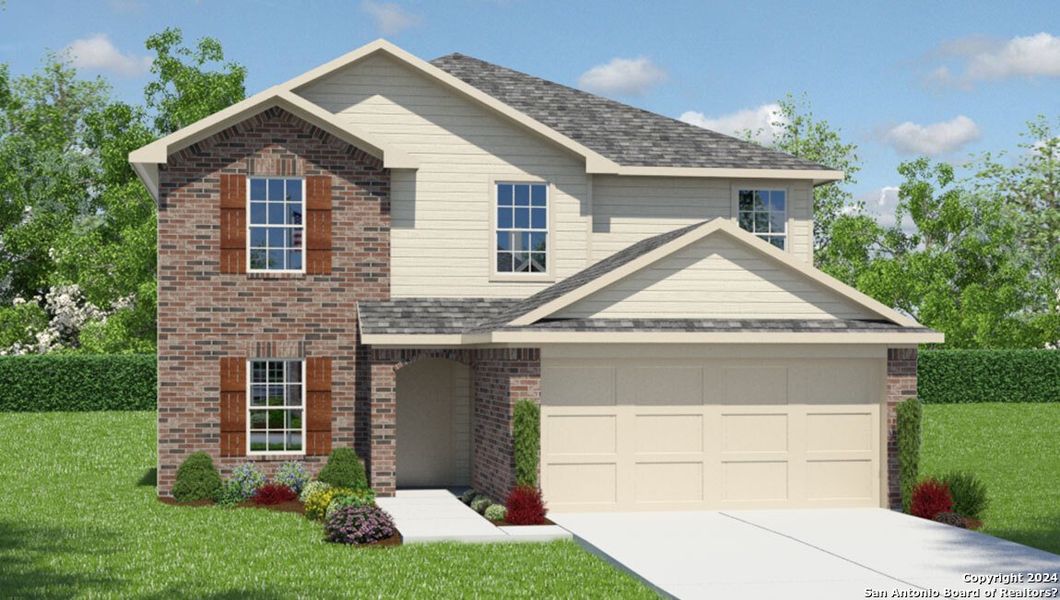 New construction Single-Family house 3641 Copper Willow, Bulverde, TX 78163 The Landry- photo
