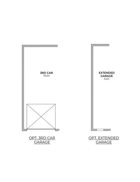 504 - Lindon Floorplan Garage Options