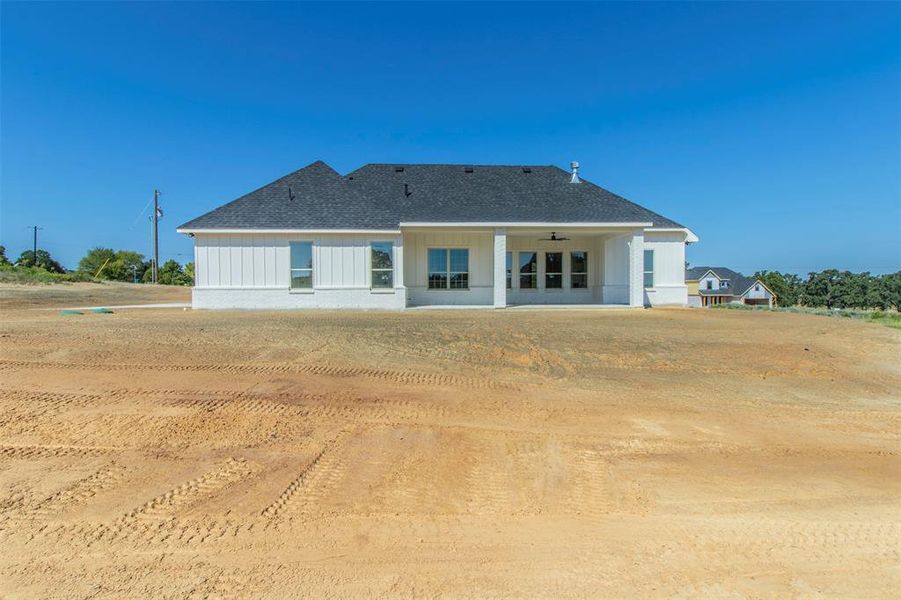 View of rear view of house